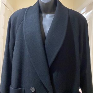 Jones New York Wool Double Breast Coat ~ Size 10 Petite ~